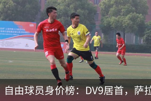 自由球员身价榜：DV9居首，萨拉赫、桑乔、格雷茨卡、斯通斯在列